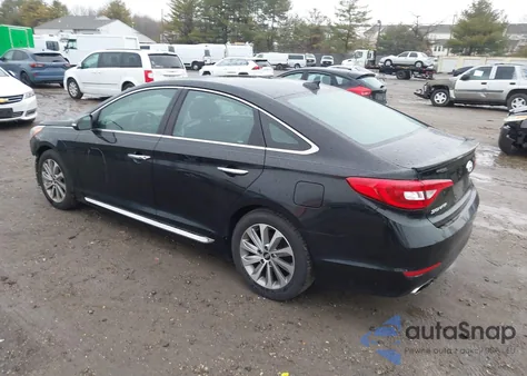 2017 Hyundai Sonata Sport z USA, uszkodzony, nr VIN 5NPE34AF2HH490432